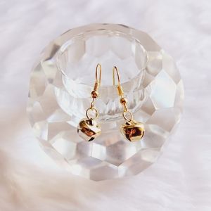 Mini Handmade Christmas Bell Ornament Earrings